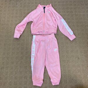 Nike Infant Girls Therma Full Zip Jacket Pants Track Suit Pink 18 M 18 Months